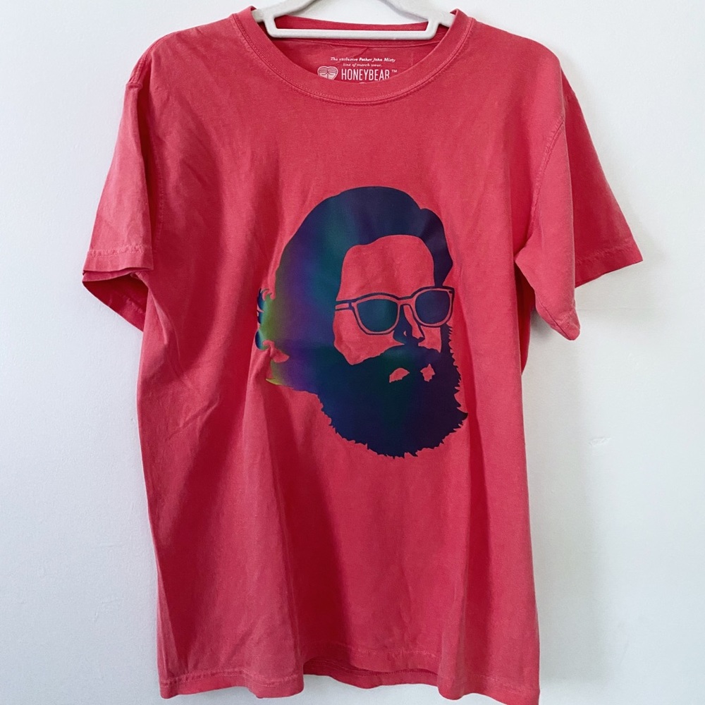 Father John Misty band tee oil Urban Outfitters